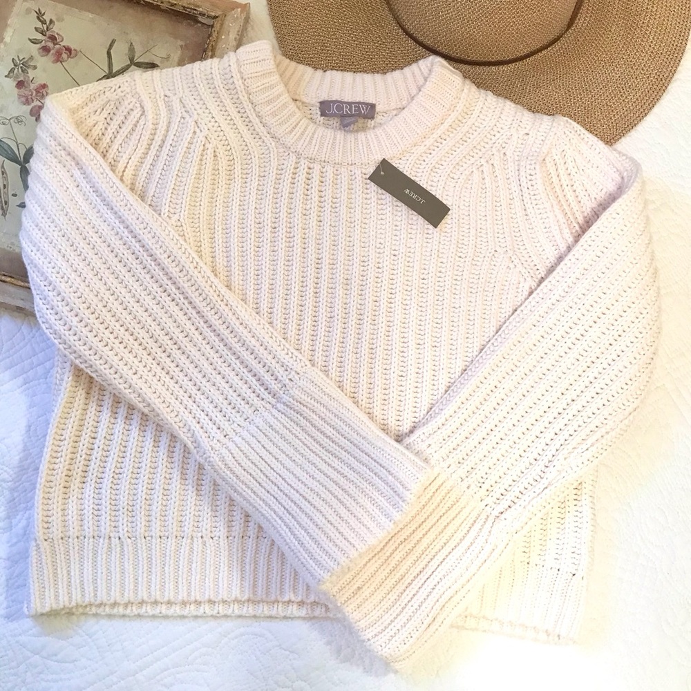 NWT J. Crew Heritage Fisherman Sweater - Picture 7 of 16